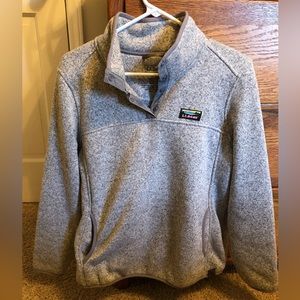 LL BEAN Sweater Fleece Pullover
